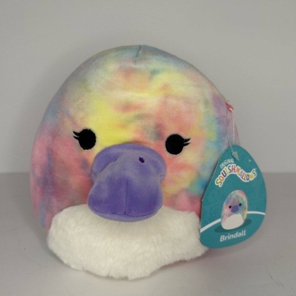 Squishmallows 7.5” Brindall Platypus Tie Dye New Release 2022‎ Kellytoy